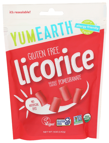 Yumearth Licorice Pomegranate Org 5 Oz