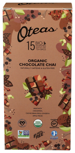 Oteas Organic Chocolate Chai 15 Pc