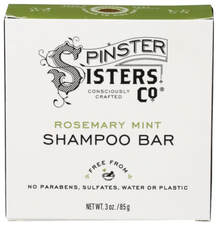Spinster Sisters Co Shampoo Bar Rosemary Mint 3 Oz