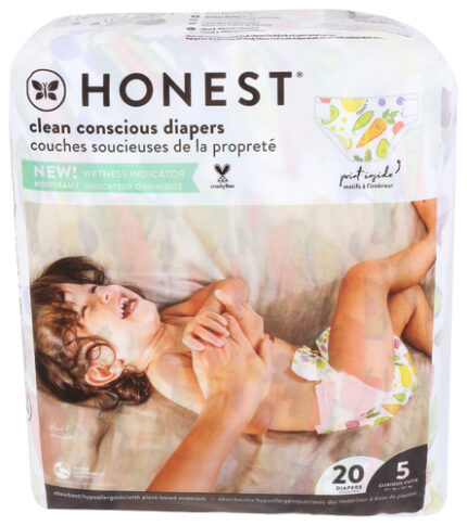 The Honest Company Diaper Sz 5 Its A Pawty 20 Pk