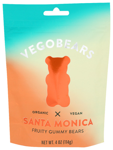 Vegobears Gummy Bear Banana Pineapp 4 Oz