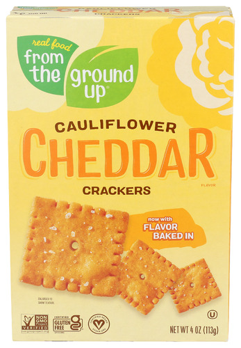From The Ground Up Crackers Cauliflwr Cheddr 4 Oz