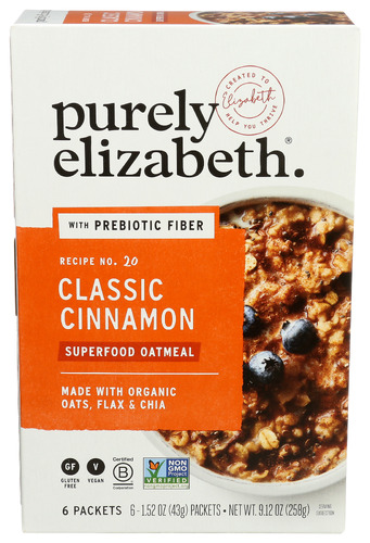 Purely Elizabeth Oatmeal Cinnamon Classic 9.12 Oz