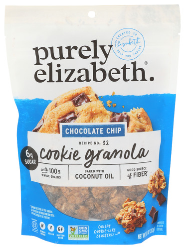 Purely Elizabeth Cookie Granola Choc Chip 11 Oz