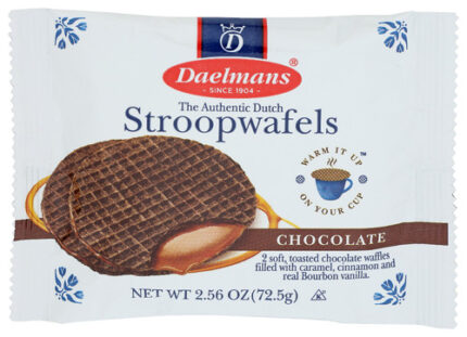Daelmans Stroopwafels Duo Choc Cml 2.56 Oz