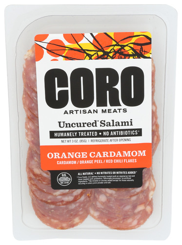 Coro Foods Salami Orng Crdmm Unc Sl 3 Oz