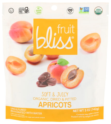 Fruit Bliss Fruit Apricot Turkish Org 5 Oz