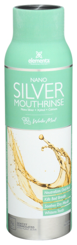 Elementa Silver Mouth Rinse Wintermint 20 Oz