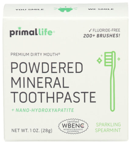 Primal Life Organics Toothpowder Spearmint 1 Oz