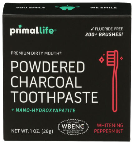Primal Life Organics Tooth Powdr Blck Ppprmnt 1 Oz