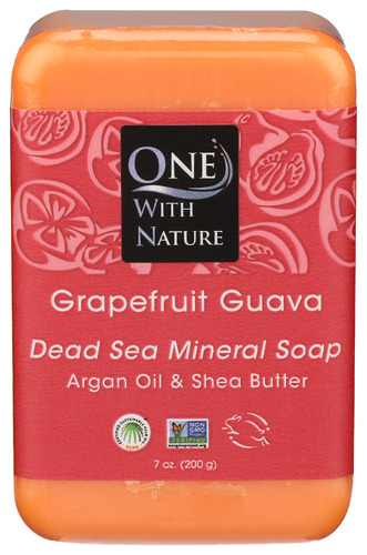 One With Nature Soap Bar Grpfrt Guava 7 Oz