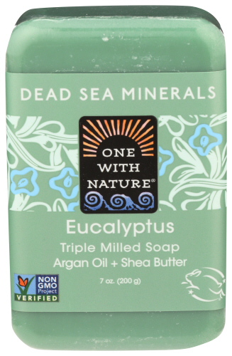 One With Nature Soap Bar Eucalyptus 7 Oz