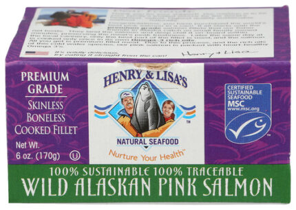 Henry & Lisas Salmon Pink Wld Alskn 6 Oz