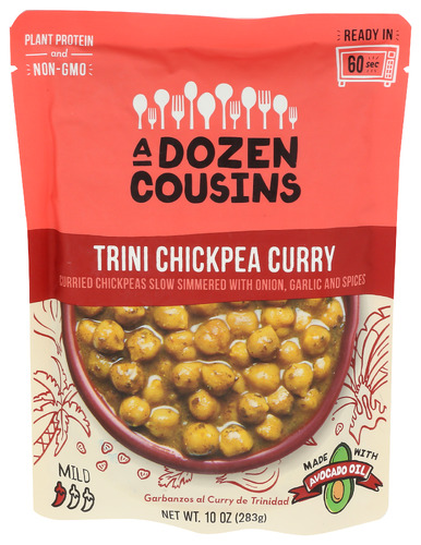 A Dozen Cousins Chickpea Curry Rte Trini 10 Oz