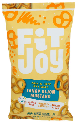 Fitjoy Pretzels Tngy Dijn Mstrd 4.50 Oz