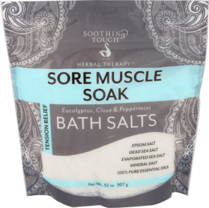Soothing Touch Bath Salt Sore Muscle 32 Oz