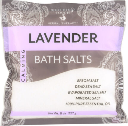 Soothing Touch Bath Salt Lavender 8 Oz