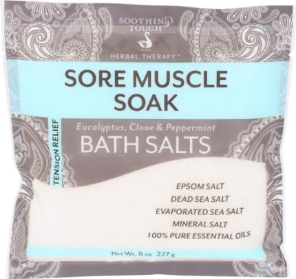 Soothing Touch Bath Salt Sore Muscle 8 Oz
