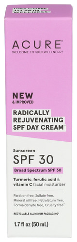 Acure Spf 30 Dy Cream Rejuvntn 1.70 Fo