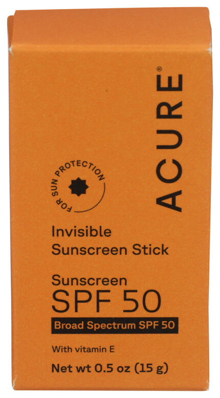Acure Sunscreen Stk Invs Spf50 0.50 Oz