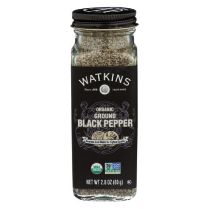 Watkins Ssnng Black Pepr Grnd Org 2.80 Oz