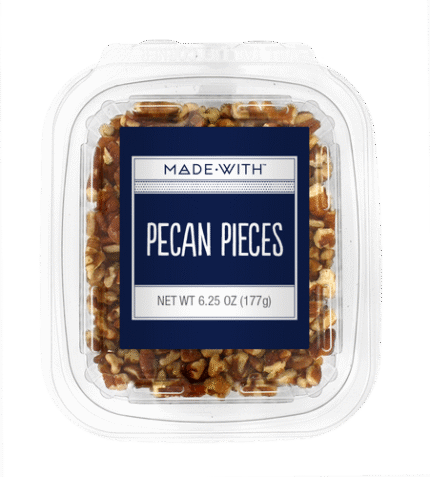 No Label Eb Nut Pecan Pieces Tub 6.25 Oz