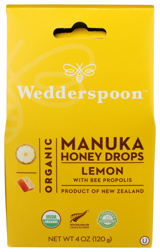 Wedderspoon Drop Manuka Lemon 4 Oz