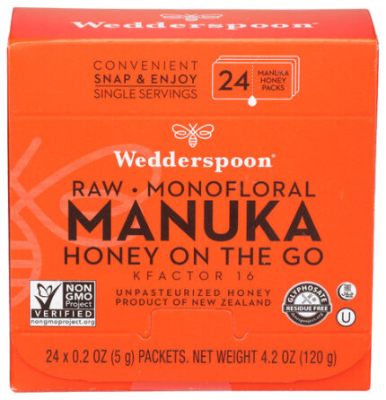 Wedderspoon Honey Manuka Travel Pks 4.20 Oz