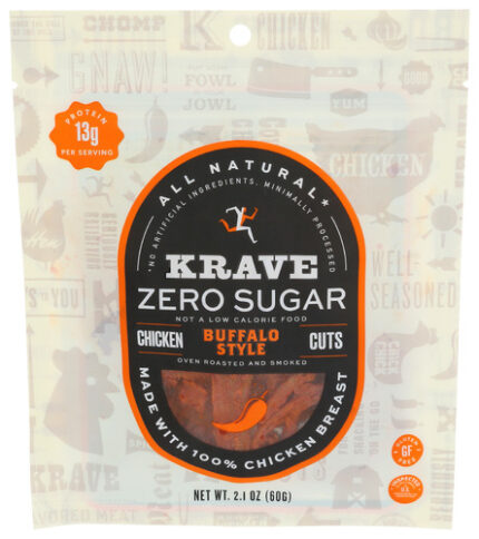 Krave Jerky Buffalo Zero Sugar 2.10 Oz