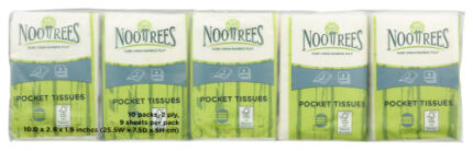 Nootrees Tissue Pocket 9X10 Sheet 1 Ea