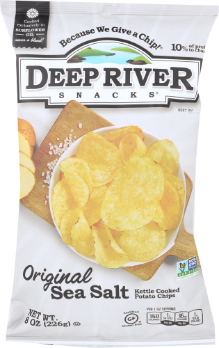 Deep River Chips Kttl Orig Sltd 8 Oz