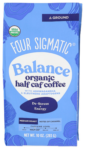 Four Sigmatic Coffee Grnd Balance Org 10 Oz