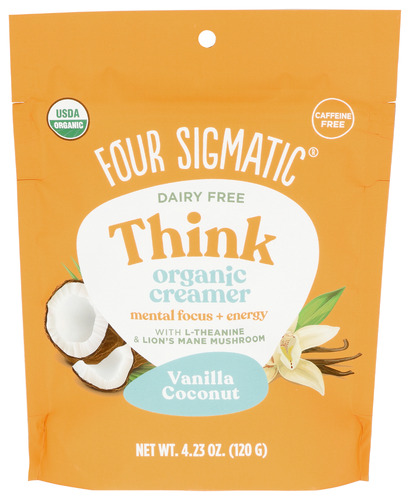 Four Sigmatic Creamer Coconut Van Org 4.23 Oz