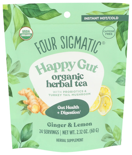 Four Sigmatic Tea Black Happy Gut Org 2.12 Oz