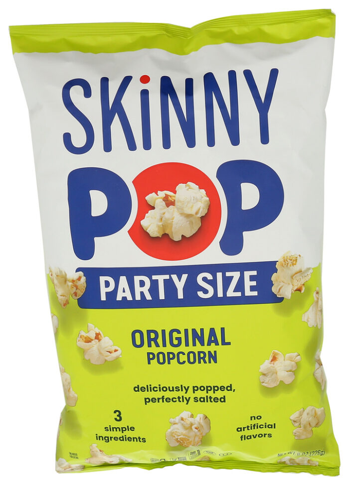 Skinny Pop Popcorn Family Size Orig 8 Oz - Image 1