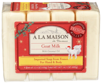 A La Maison Soap Bar Goat Milk 4 Pk