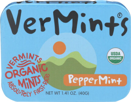 Vermints Candy Peppermint Org 1.41 Oz