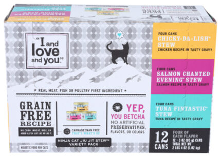 I&Love&You Cat Food Ninja Vrty 12 Ea