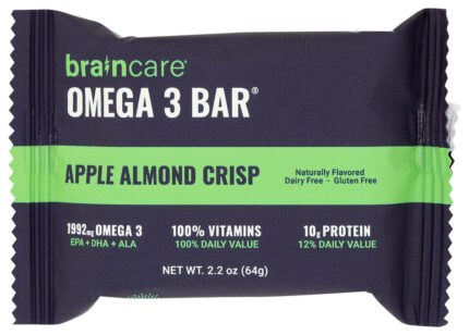 Braincare Bar Apple Almond Crisp 2.20 Oz