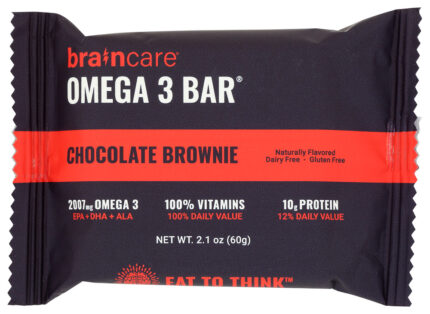 Braincare Bar Chocolate Brownie 2.10 Oz