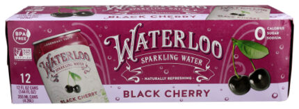 Waterloo Sparkling Water Water Sprk Blk Chrry12Pk 144 Fo