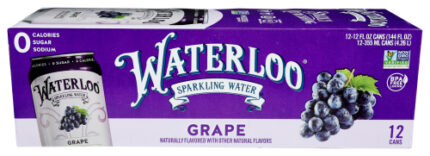Waterloo Sparkling Water Water Sprklng Grape 12Pk 144 Fo