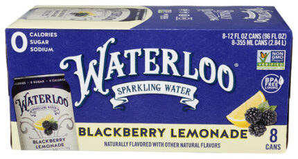Waterloo Sparkling Water Sprklng Wtr Bbry Lmd 8Pk 96 Fo