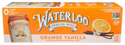Waterloo Sparkling Water Water Spk Oran Van 12Pk 144 Fo