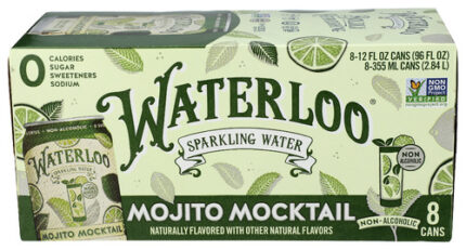 Waterloo Sparkling Water Water Spk Mojt Mcktl 8Pk 96 Fo