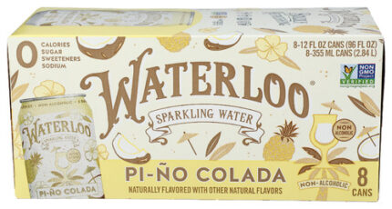 Waterloo Sparkling Water Water Spk Pino Colad 8Pk 96 Fo