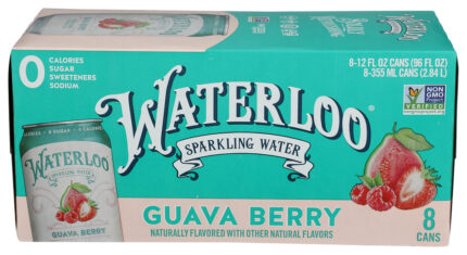 Waterloo Sparkling Water Water Sp Guava Berry 8Pk 96 Fo