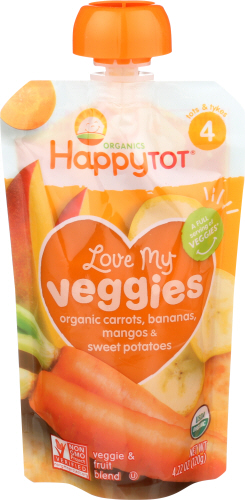Happy Tot Vegi Crrt Ban Mngo Swt Pto Org 4.22 Oz