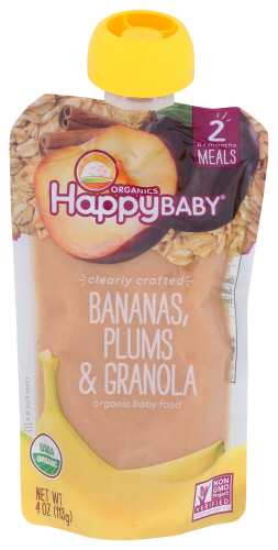 Happy Baby Granola Banana & Plums 4 Oz