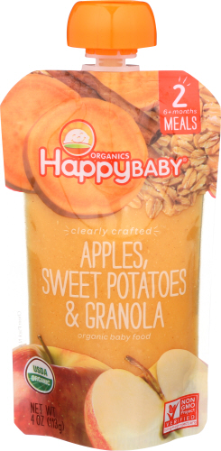 Happy Baby Granola & Apples Swt Pto 4 Oz